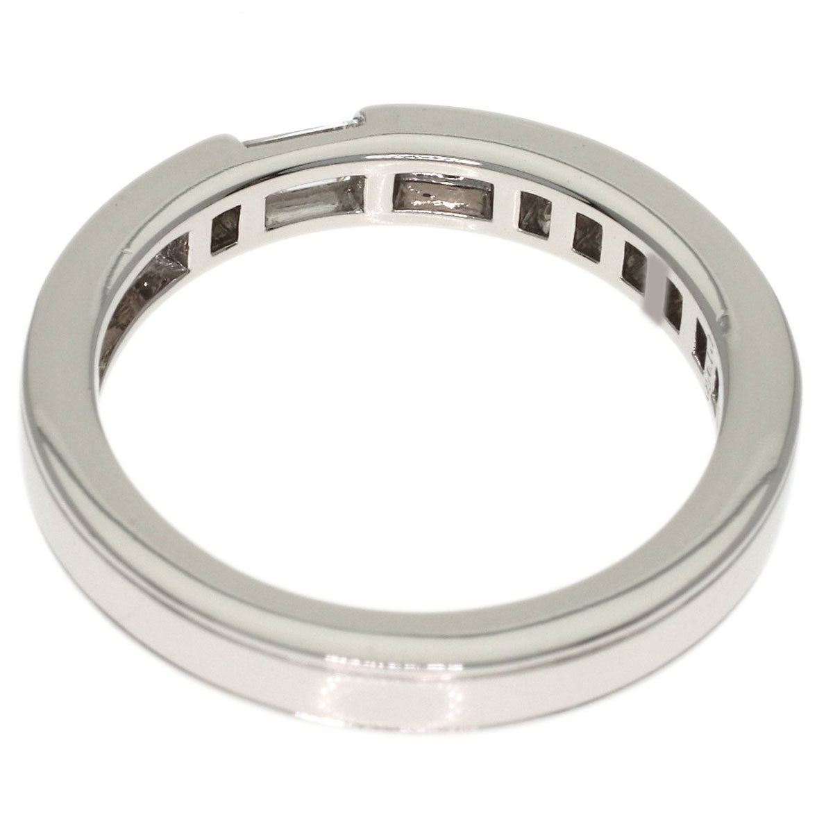 HARRY WINSTON Traffic Accent Band Diamond Ring Platinum PT950 Ladies [Used]