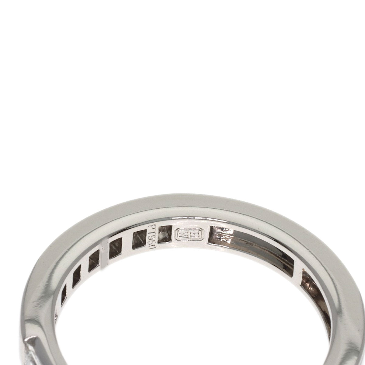 HARRY WINSTON Traffic Accent Band Diamond Ring Platinum PT950 Ladies [Used]