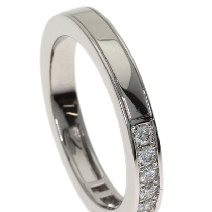 HARRY WINSTON Traffic Accent Band Diamond Ring Platinum PT950 Ladies [Used]