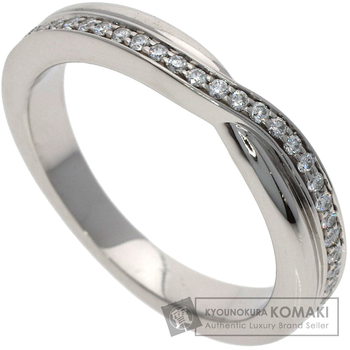 HARRY WINSTON Trist One Row Band Ring Diamond Ring Platinum PT950 Ladies [Used]