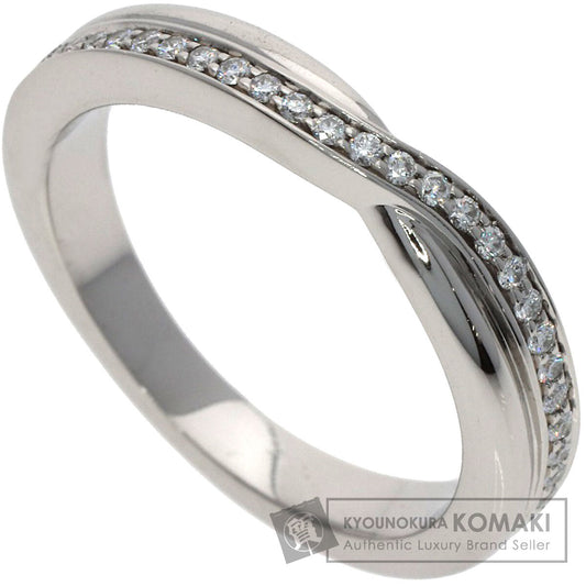 HARRY WINSTON Trist One Row Band Ring Diamond Ring Platinum PT950 Ladies [Used]