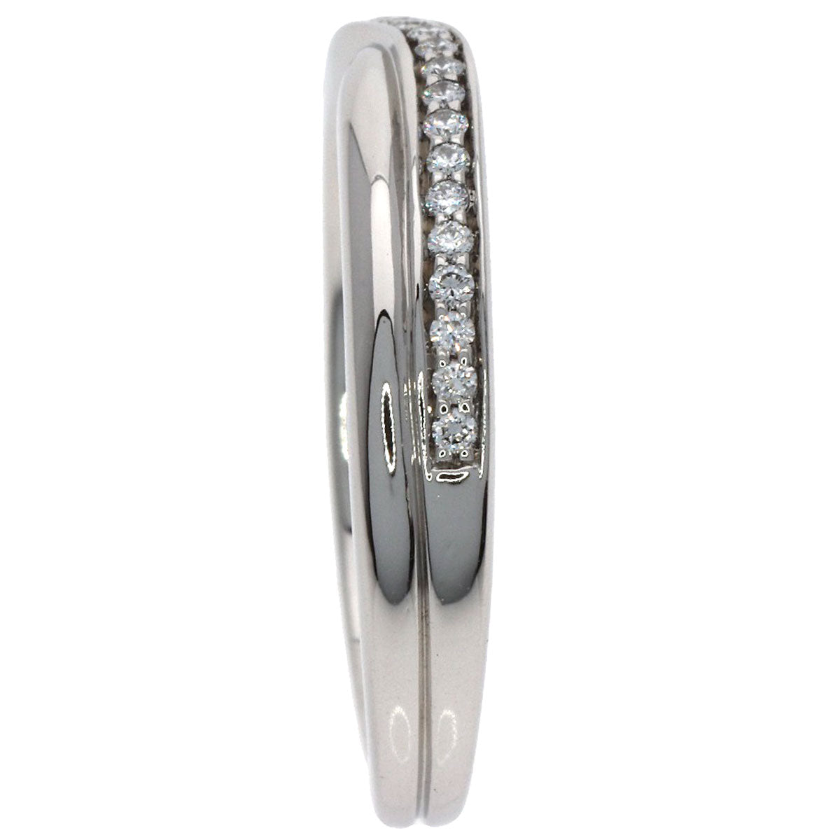 HARRY WINSTON Trist One Row Band Ring Diamond Ring Platinum PT950 Ladies [Used]
