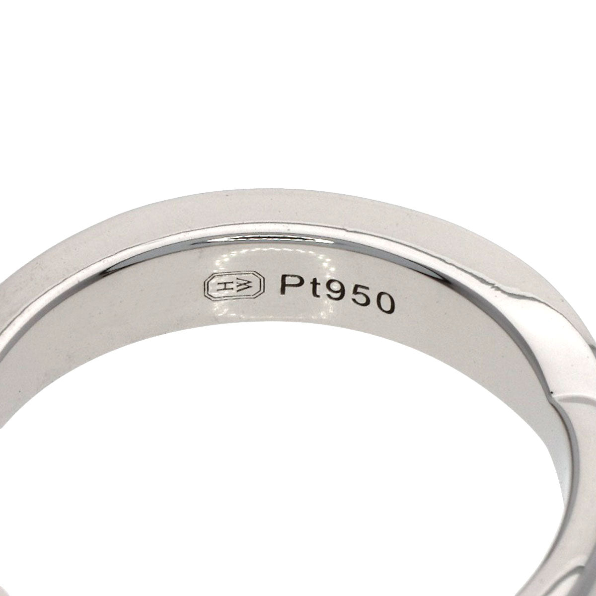 HARRY WINSTON Trist One Row Band Ring Diamond Ring Platinum PT950 Ladies [Used]
