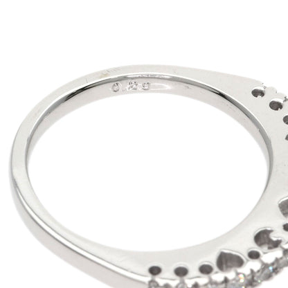 Ponte Vecchio Half Eternity Diamond Ring K18 White Gold Ladies [Used]