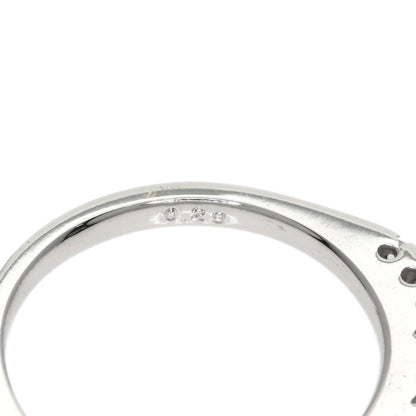 Ponte Vecchio Half Eternity Diamond Ring K18 White Gold Ladies [Used]
