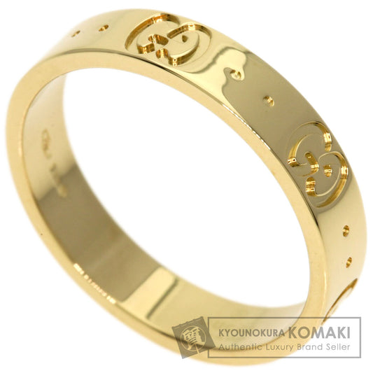 GUCCI Icon #14 Ring K18 Yellow Gold Ladies [Used]