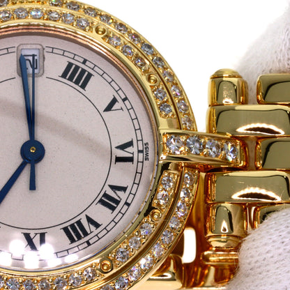 CARTIER PANTHEREVLC MM Bezel Diamond Watches K18 Yellow Gold/18K Yellow Gold Ladies