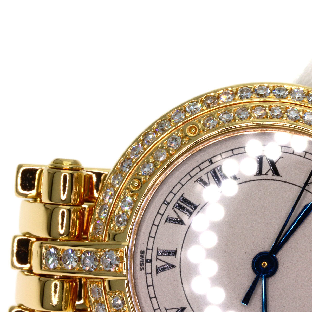 CARTIER PANTHEREVLC MM Bezel Diamond Watches K18 Yellow Gold/18K Yellow Gold Ladies