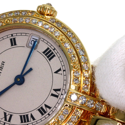 CARTIER PANTHEREVLC MM Bezel Diamond Watches K18 Yellow Gold/18K Yellow Gold Ladies