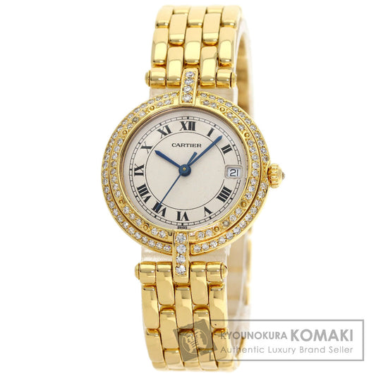 CARTIER PANTHEREVLC MM Bezel Diamond Watches K18 Yellow Gold/18K Yellow Gold Ladies