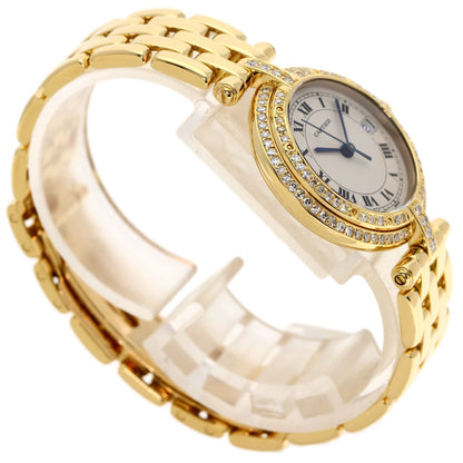 CARTIER PANTHEREVLC MM Bezel Diamond Watches K18 Yellow Gold/18K Yellow Gold Ladies