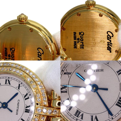 CARTIER PANTHEREVLC MM Bezel Diamond Watches K18 Yellow Gold/18K Yellow Gold Ladies
