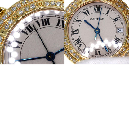 CARTIER PANTHEREVLC MM Bezel Diamond Watches K18 Yellow Gold/18K Yellow Gold Ladies