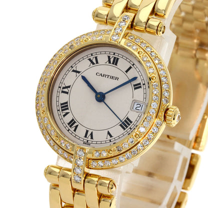 CARTIER PANTHEREVLC MM Bezel Diamond Watches K18 Yellow Gold/18K Yellow Gold Ladies