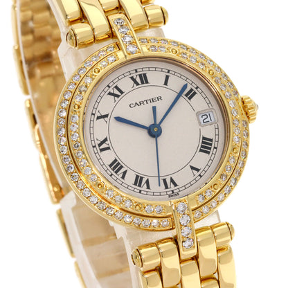 CARTIER PANTHEREVLC MM Bezel Diamond Watches K18 Yellow Gold/18K Yellow Gold Ladies