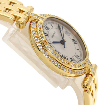 CARTIER PANTHEREVLC MM Bezel Diamond Watches K18 Yellow Gold/18K Yellow Gold Ladies