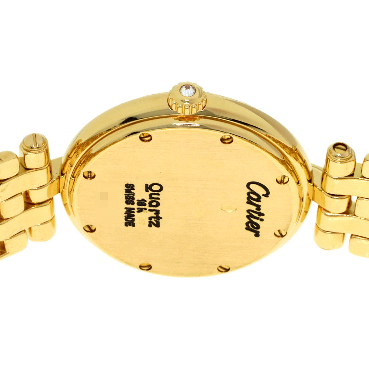 CARTIER PANTHEREVLC MM Bezel Diamond Watches K18 Yellow Gold/18K Yellow Gold Ladies