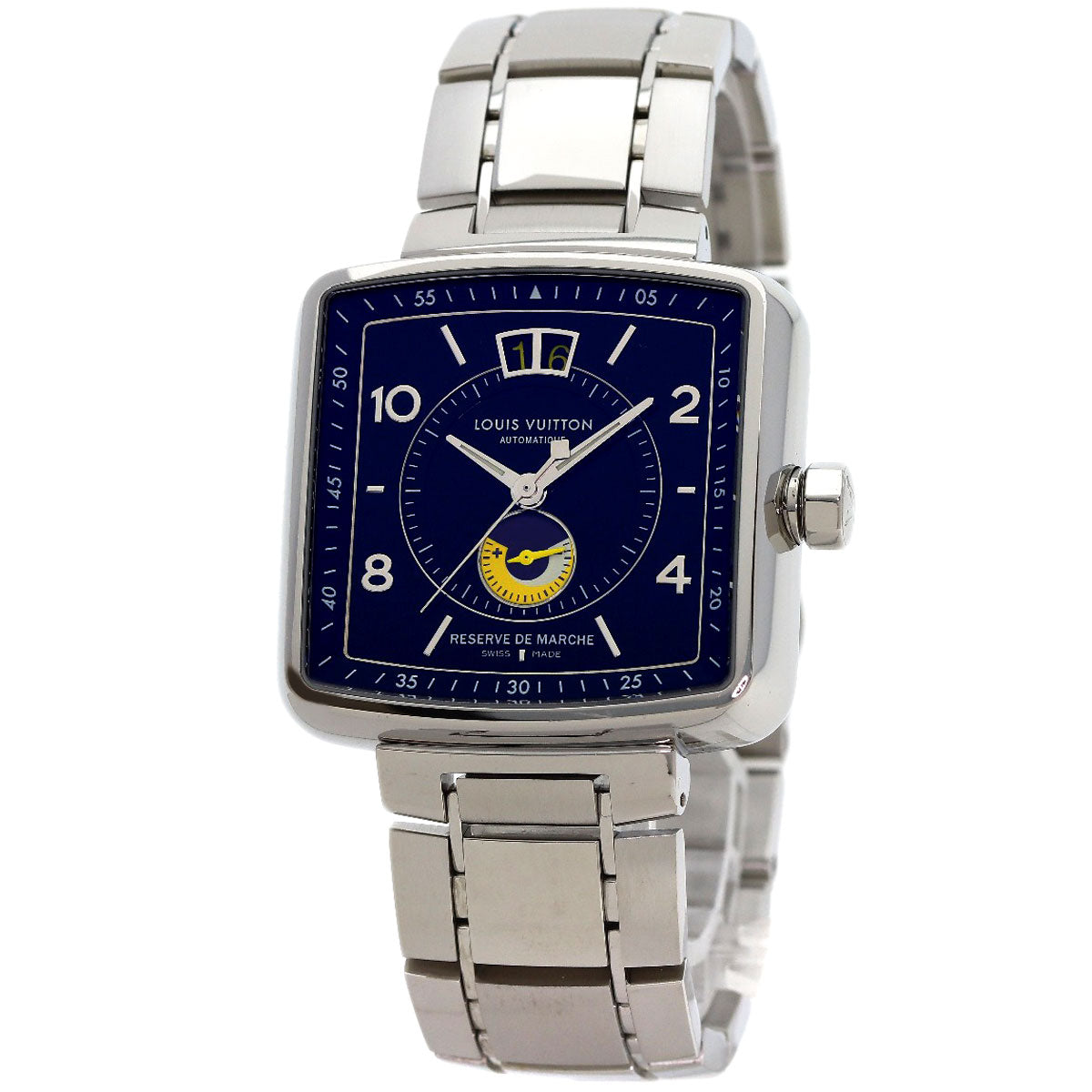 LOUIS VUITTON Speedy Power Reserve Watches Q269G1 Stainless Steel/Stainless Steel mens