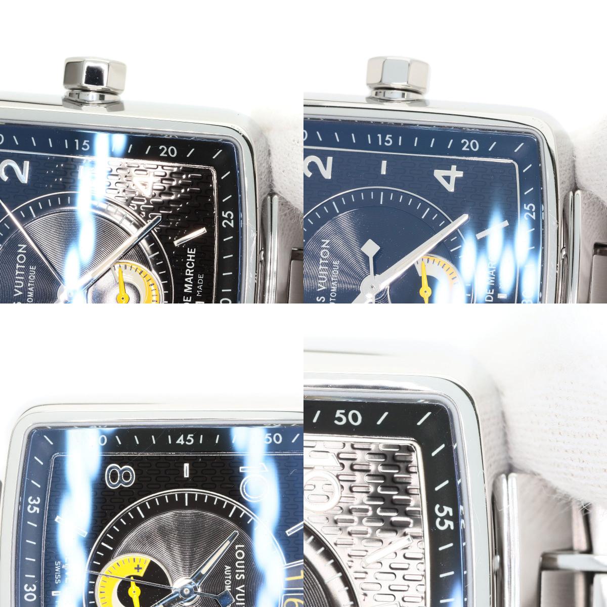 LOUIS VUITTON Speedy Power Reserve Watches Q269G1 Stainless Steel/Stainless Steel mens