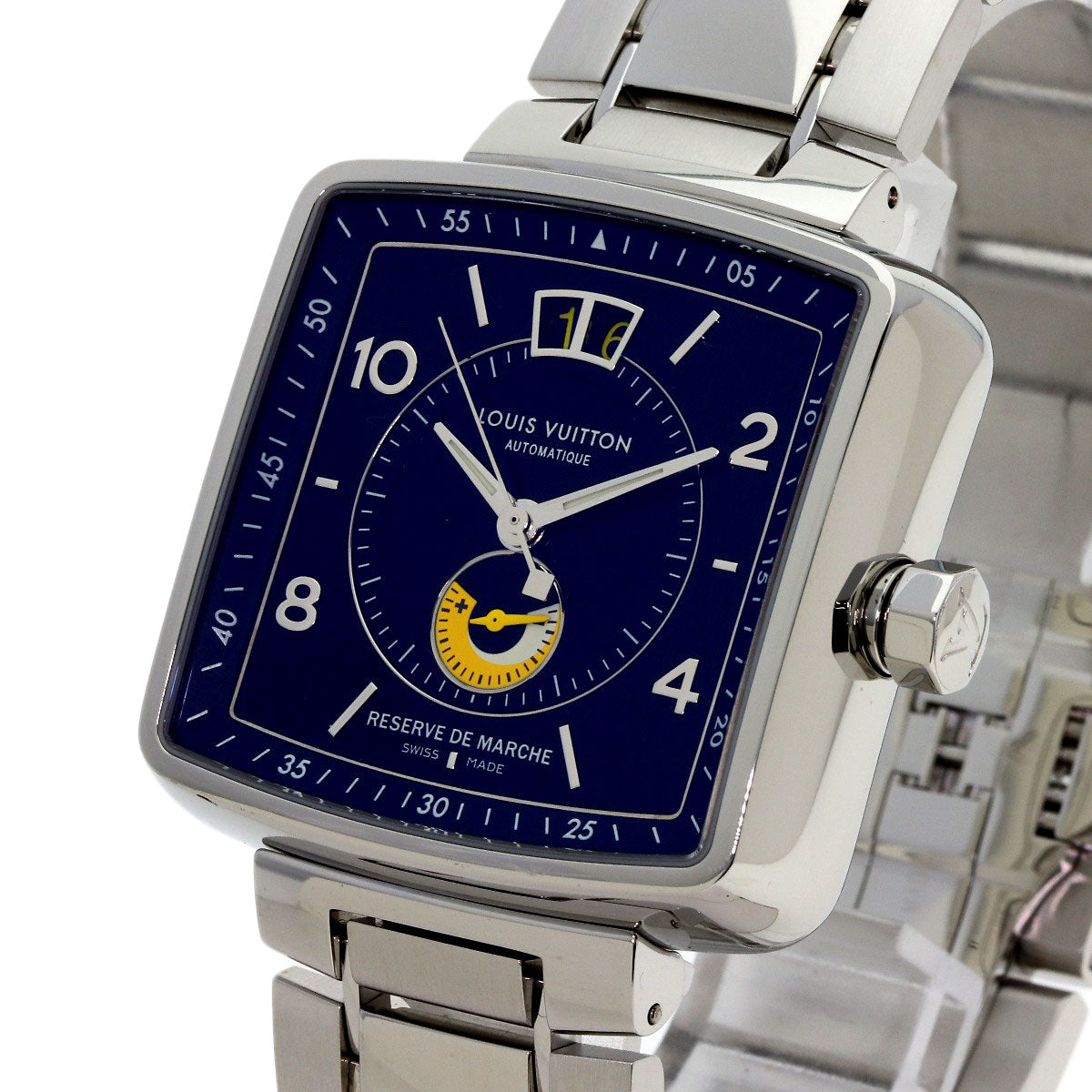 LOUIS VUITTON Speedy Power Reserve Watches Q269G1 Stainless Steel/Stainless Steel mens