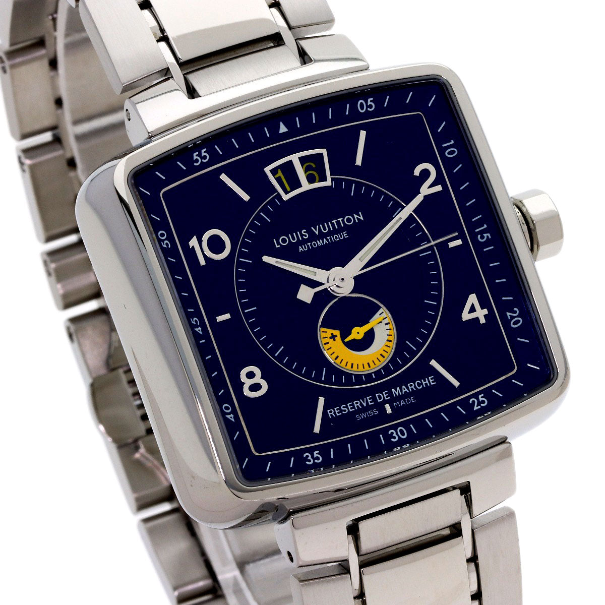 LOUIS VUITTON Speedy Power Reserve Watches Q269G1 Stainless Steel/Stainless Steel mens