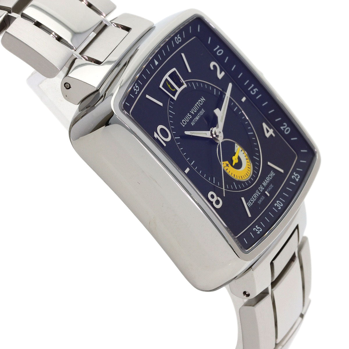 LOUIS VUITTON Speedy Power Reserve Watches Q269G1 Stainless Steel/Stainless Steel mens