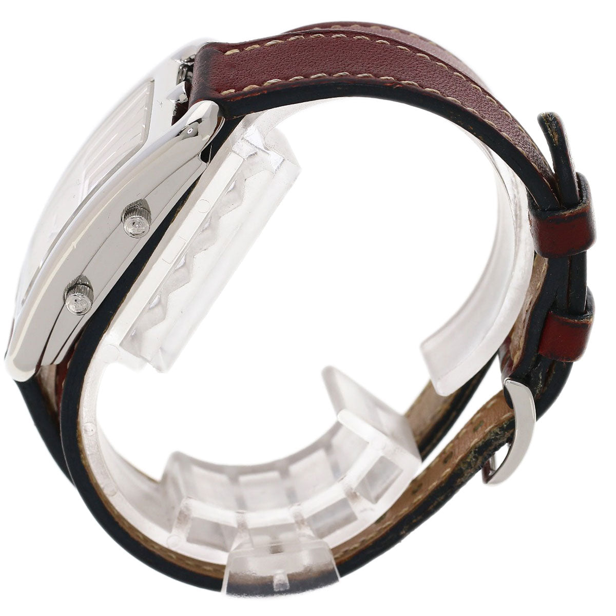 HERMES Cape Cod de Zone de Bourtour Watches CC3.210 Stainless Steel/Leather Ladies