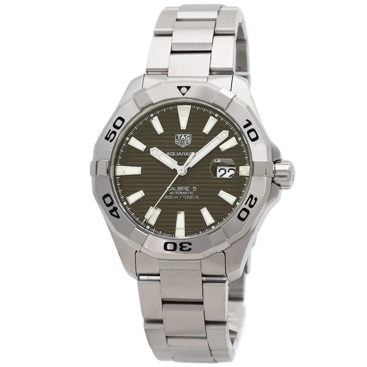 TAG HEUER Aqua Racer Caliber 5 Watches WAY2018.BA0927 Stainless Steel/Stainless Steel mens