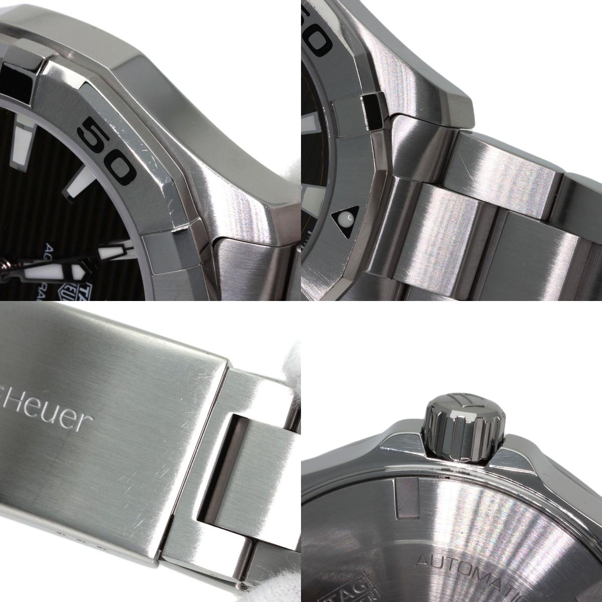 TAG HEUER Aqua Racer Caliber 5 Watches WAY2018.BA0927 Stainless Steel/Stainless Steel mens