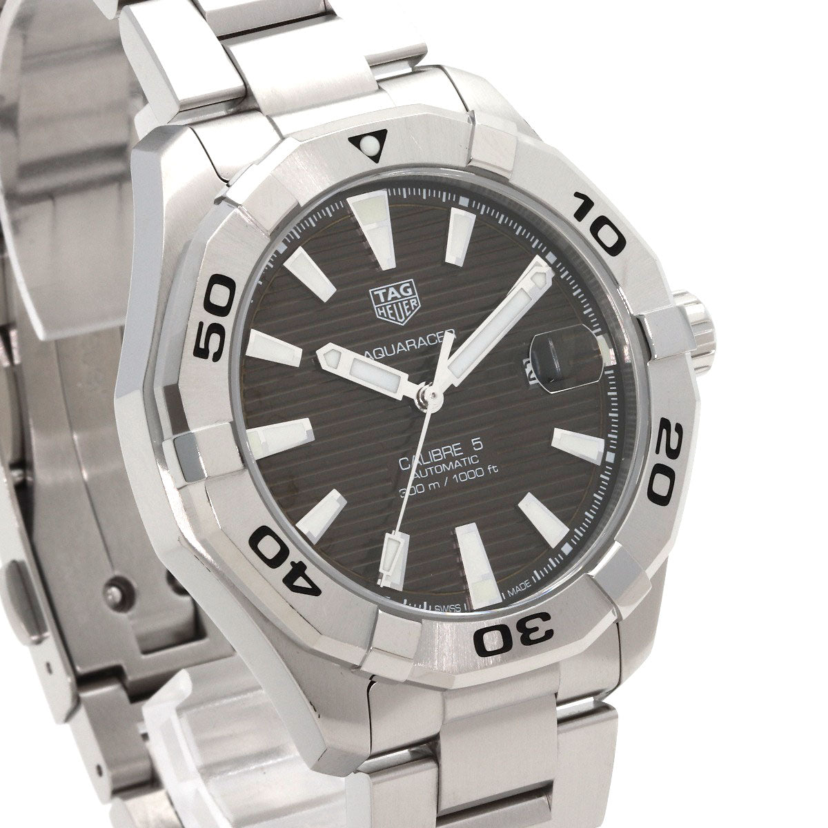 TAG HEUER Aqua Racer Caliber 5 Watches WAY2018.BA0927 Stainless Steel/Stainless Steel mens