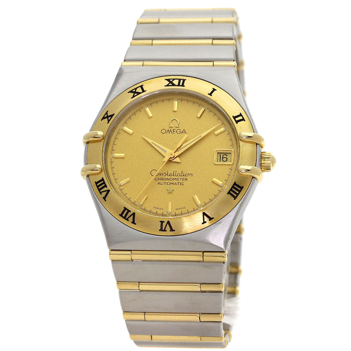 OMEGA Constellation full bar Watches 1202.10 Stainless Steel/SSxYG mens