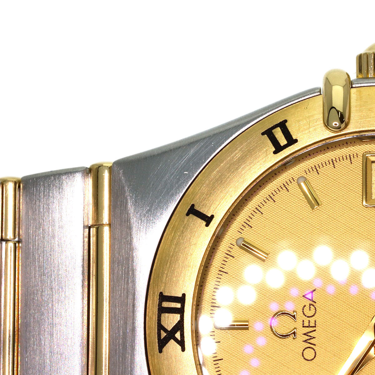 OMEGA Constellation full bar Watches 1202.10 Stainless Steel/SSxYG mens