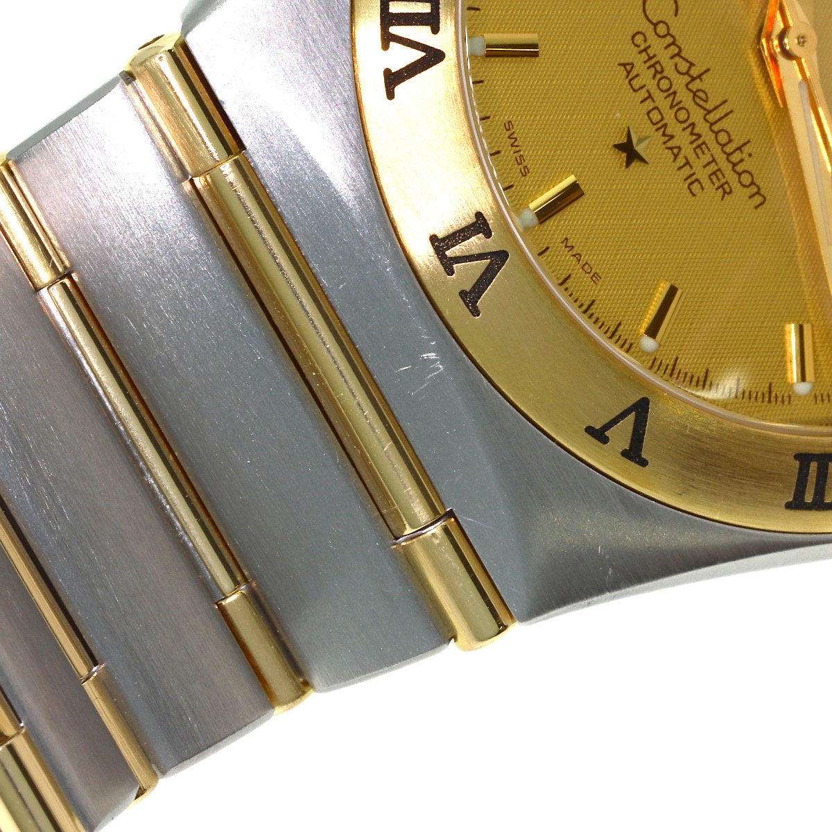 OMEGA Constellation full bar Watches 1202.10 Stainless Steel/SSxYG mens