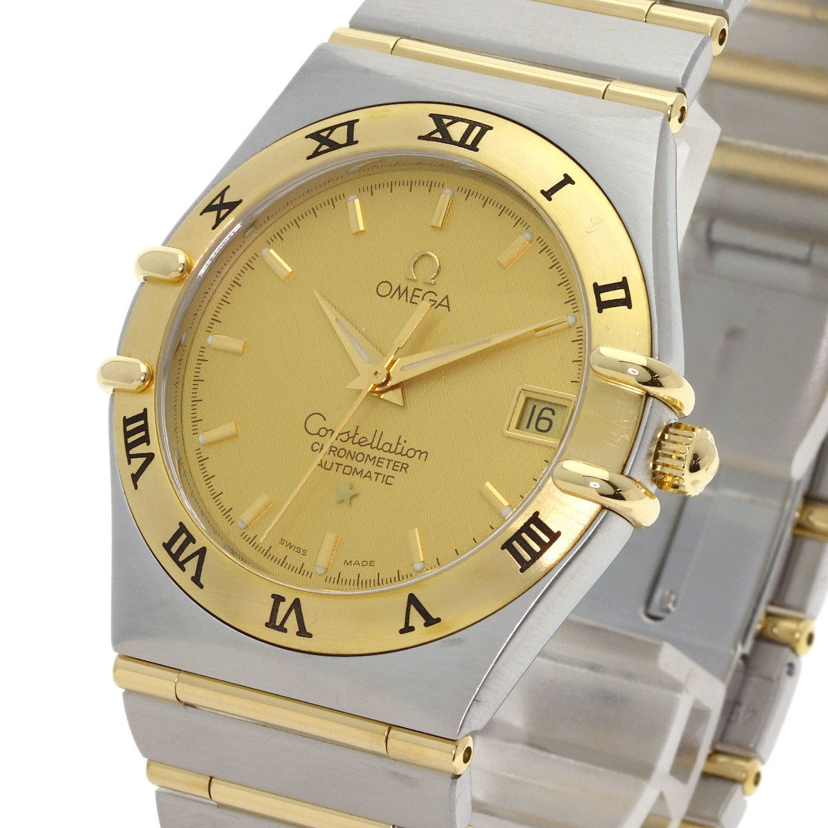 OMEGA Constellation full bar Watches 1202.10 Stainless Steel/SSxYG mens