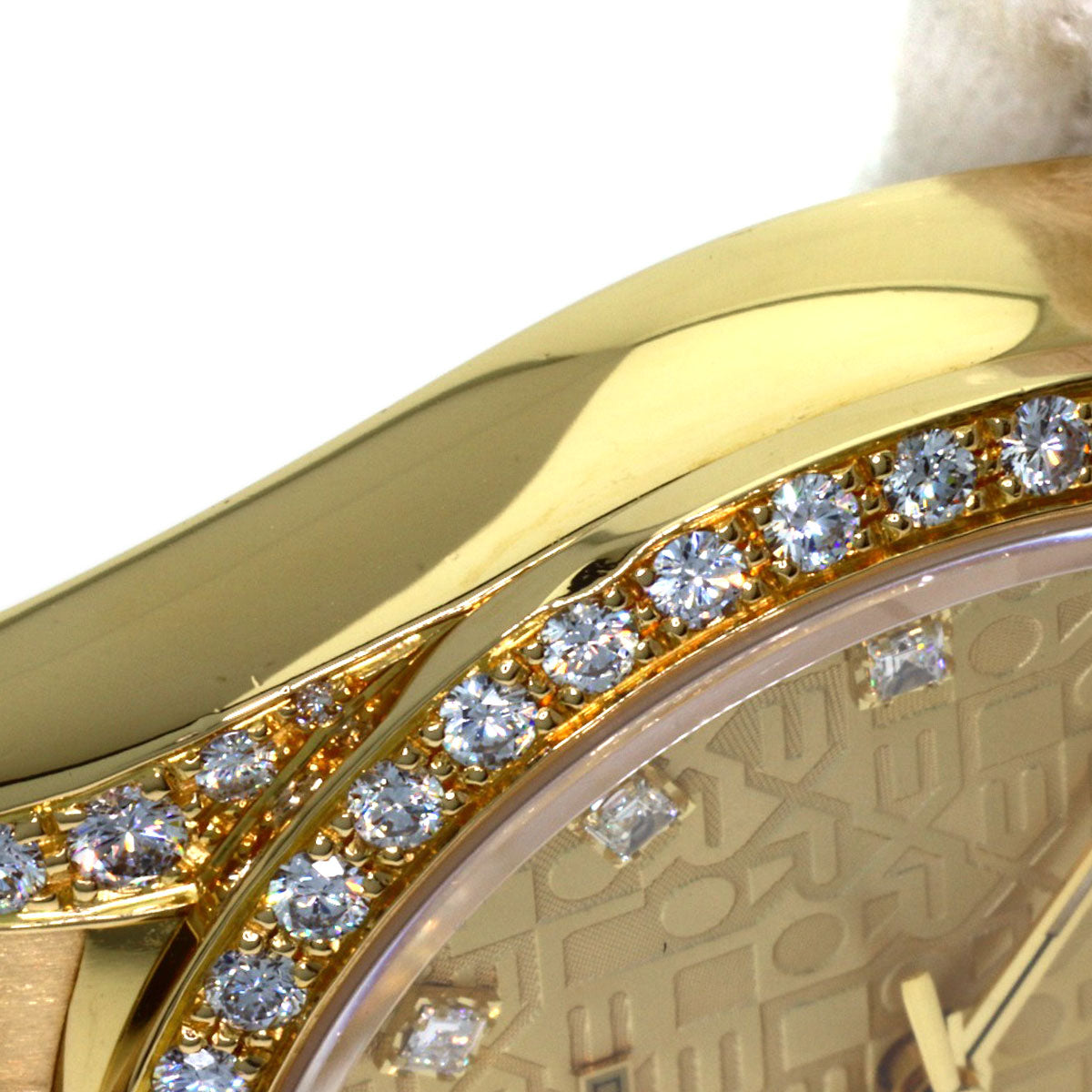 ROLEX Day-Date Bezel-Lug Diamond Watches 18388G K18 Yellow Gold/18K Yellow Gold mens