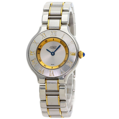 CARTIER Must21 Watches W10073R6 Stainless Steel/Two-Tone  Ladies