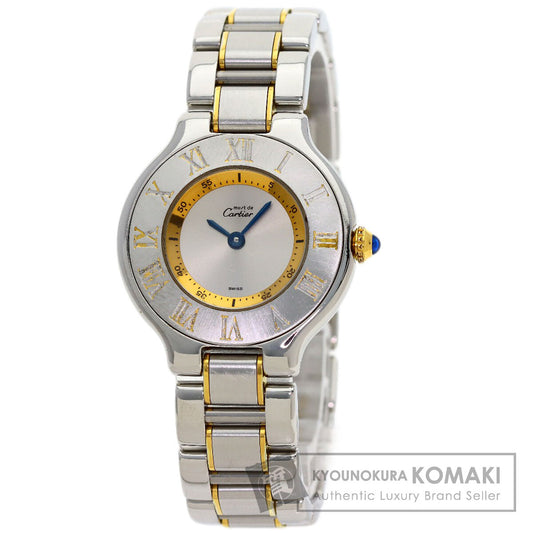 CARTIER Must21 Watches W10073R6 Stainless Steel/Two-Tone  Ladies