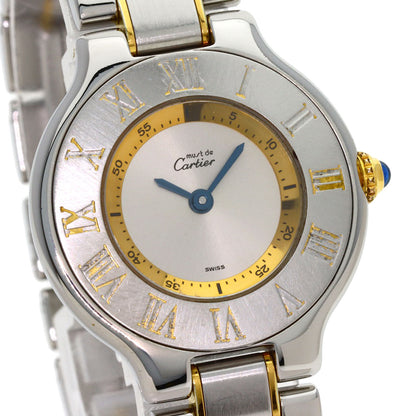 CARTIER Must21 Watches W10073R6 Stainless Steel/Two-Tone  Ladies