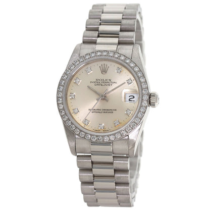 ROLEX Datejust Diamond Watches 68286G Platinum/PT Boys