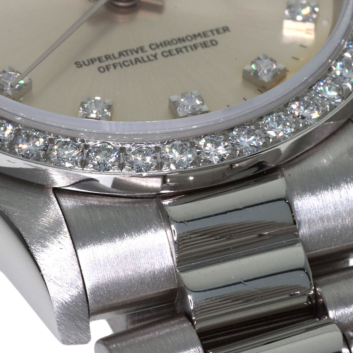 ROLEX Datejust Diamond Watches 68286G Platinum/PT Boys