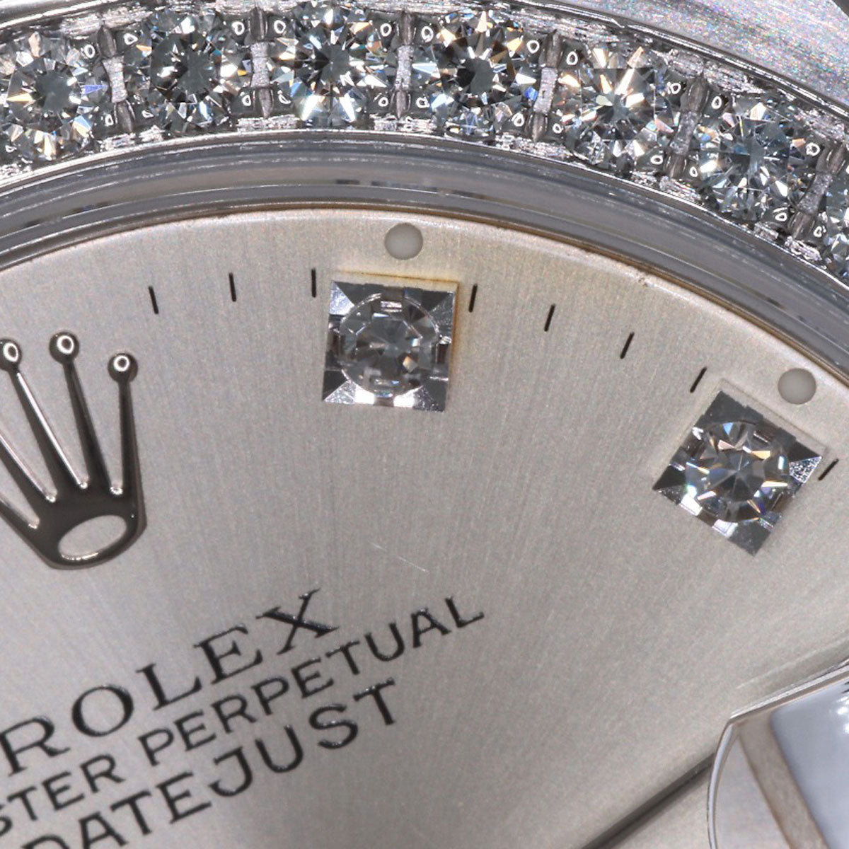 ROLEX Datejust Diamond Watches 68286G Platinum/PT Boys