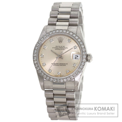 ROLEX Datejust Diamond Watches 68286G Platinum/PT Boys