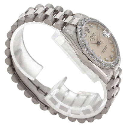 ROLEX Datejust Diamond Watches 68286G Platinum/PT Boys