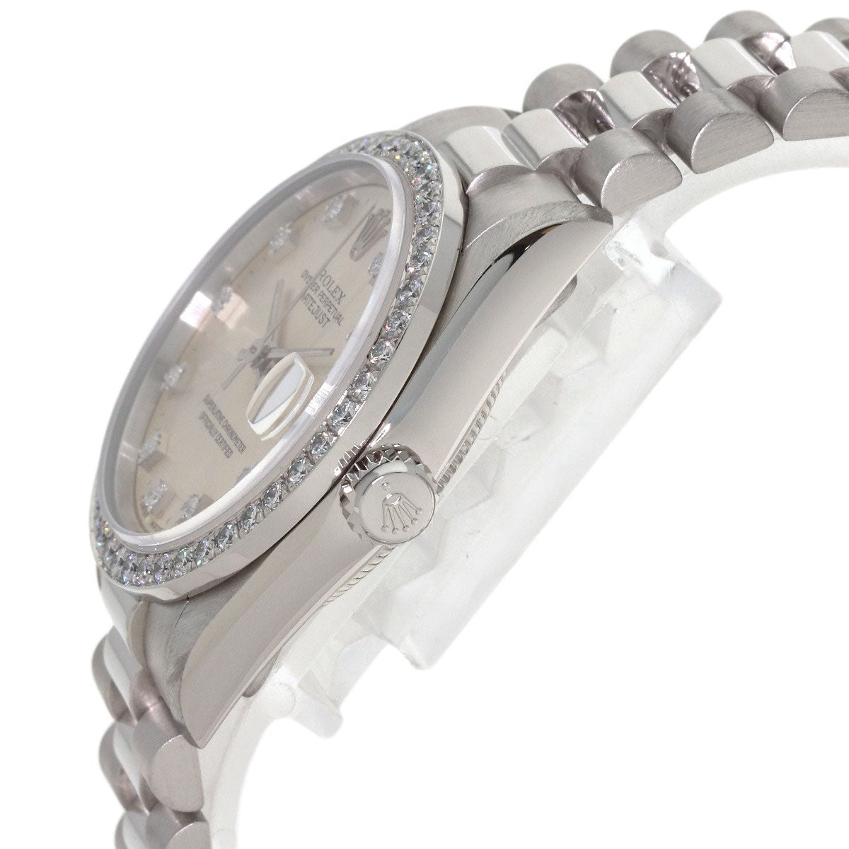 ROLEX Datejust Diamond Watches 68286G Platinum/PT Boys