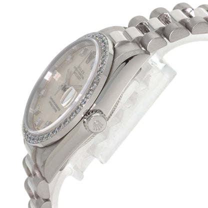 ROLEX Datejust Diamond Watches 68286G Platinum/PT Boys