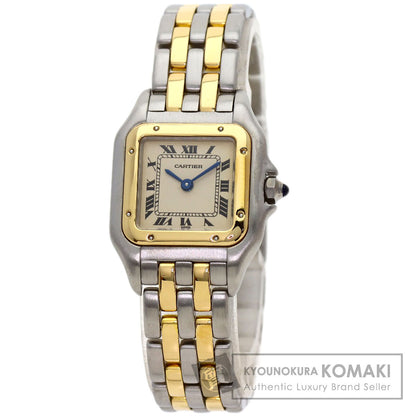 CARTIER PANTHERESM 2 Row Watches W25029B6 Stainless Steel/SSxK18YG Ladies