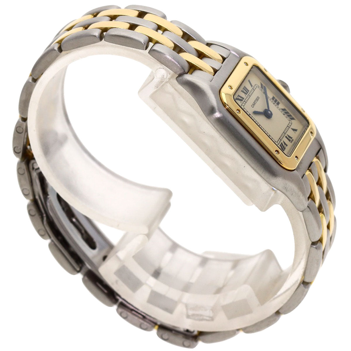CARTIER PANTHERESM 2 Row Watches W25029B6 Stainless Steel/SSxK18YG Ladies