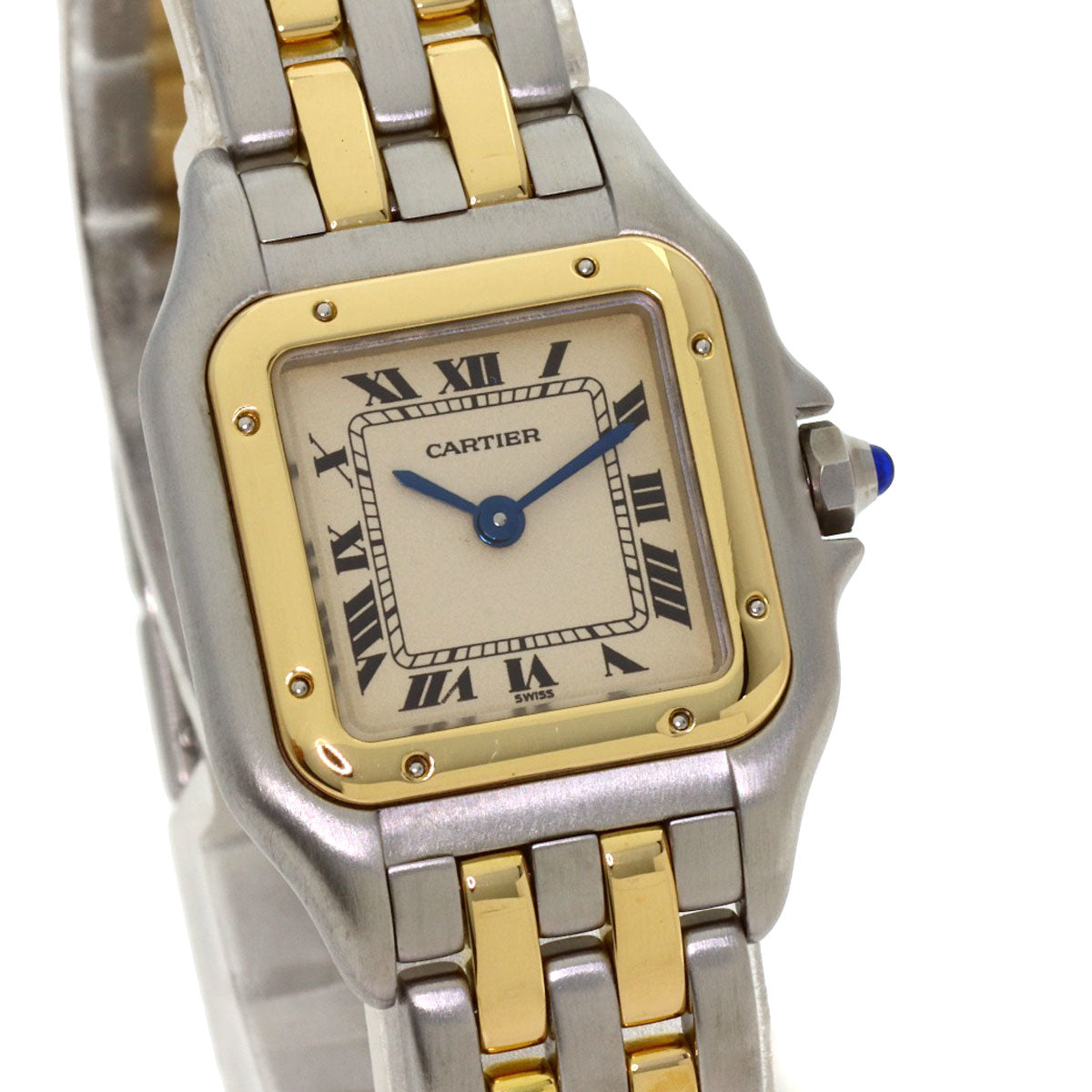 CARTIER PANTHERESM 2 Row Watches W25029B6 Stainless Steel/SSxK18YG Ladies