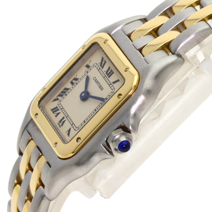 CARTIER PANTHERESM 2 Row Watches W25029B6 Stainless Steel/SSxK18YG Ladies