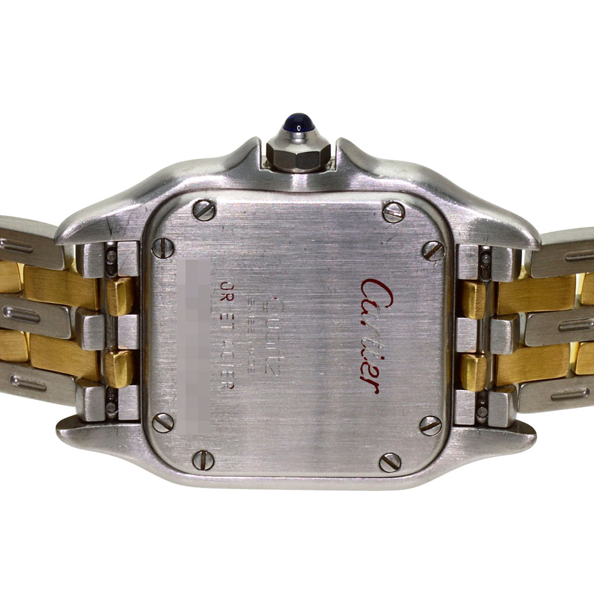 CARTIER PANTHERESM 2 Row Watches W25029B6 Stainless Steel/SSxK18YG Ladies